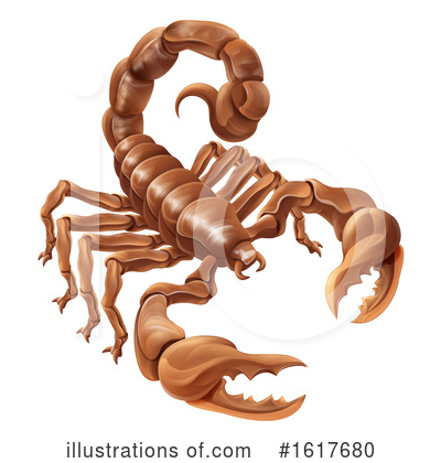 Scorpions Clipart #1617680 by AtStockIllustration