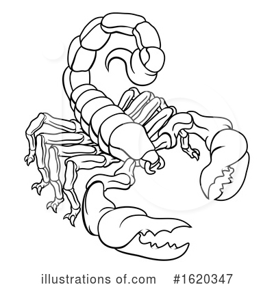 Scorpio Clipart #1620347 by AtStockIllustration