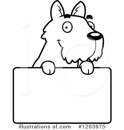 Royalty-Free (RF) Scottie Clipart Illustration by Cory Thoman - Stock Sample #1203975