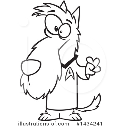 Scottish Terrier Clipart #1434241 by toonaday