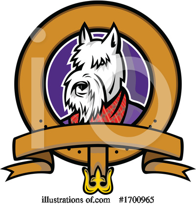 Royalty-Free (RF) Scottish Terrier Clipart Illustration by patrimonio - Stock Sample #1700965