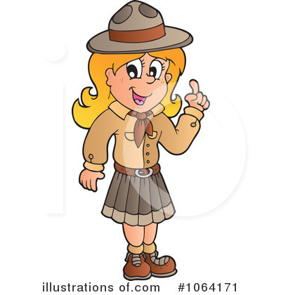 Royalty-Free (RF) Scout Clipart Illustration by visekart - Stock Sample #1064171