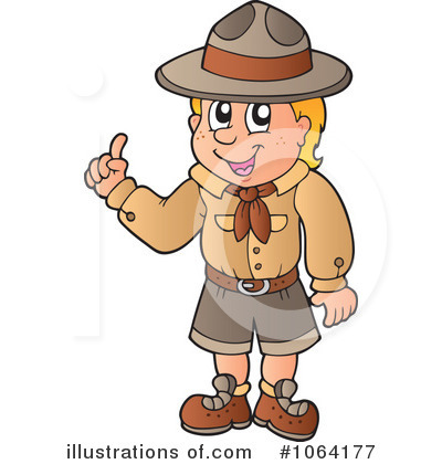 Royalty-Free (RF) Scout Clipart Illustration by visekart - Stock Sample #1064177