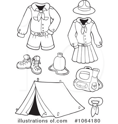 Royalty-Free (RF) Scout Clipart Illustration by visekart - Stock Sample #1064180