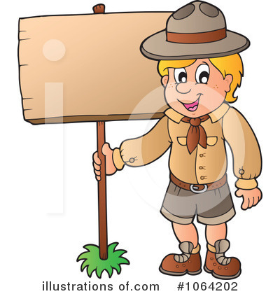 Royalty-Free (RF) Scout Clipart Illustration by visekart - Stock Sample #1064202