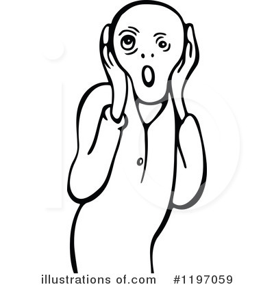 Royalty-Free (RF) Screaming Clipart Illustration by Prawny - Stock Sample #1197059