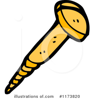 Royalty-Free (RF) Screw Clipart Illustration by lineartestpilot - Stock Sample #1173820