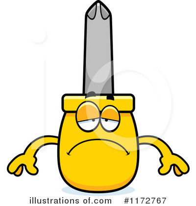 Royalty-Free (RF) Screwdriver Clipart Illustration by Cory Thoman - Stock Sample #1172767