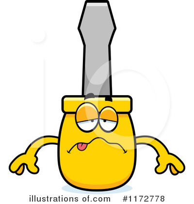 Royalty-Free (RF) Screwdriver Clipart Illustration by Cory Thoman - Stock Sample #1172778