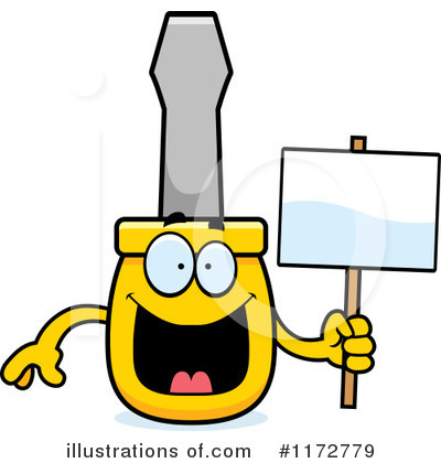 Screwdriver Clipart #1172779 by Cory Thoman