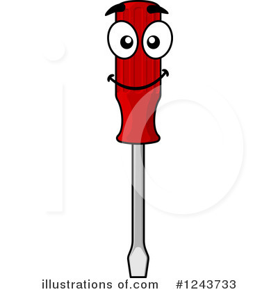 Screwdriver Clipart #1243733 by Vector Tradition SM
