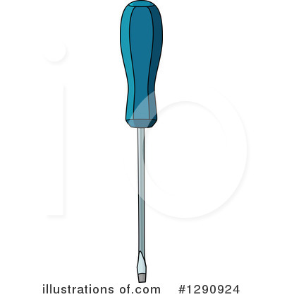 Royalty-Free (RF) Screwdriver Clipart Illustration by Vector Tradition SM - Stock Sample #1290924