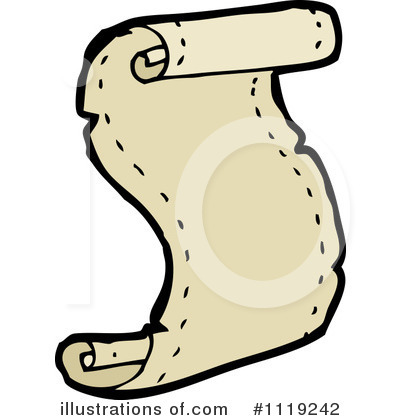 Royalty-Free (RF) Scroll Clipart Illustration by lineartestpilot - Stock Sample #1119242