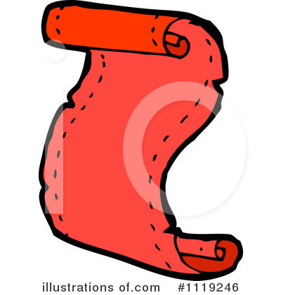 Royalty-Free (RF) Scroll Clipart Illustration by lineartestpilot - Stock Sample #1119246