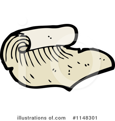 Royalty-Free (RF) Scroll Clipart Illustration by lineartestpilot - Stock Sample #1148301
