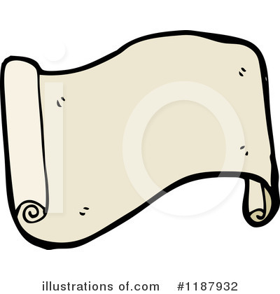 Royalty-Free (RF) Scroll Clipart Illustration by lineartestpilot - Stock Sample #1187932