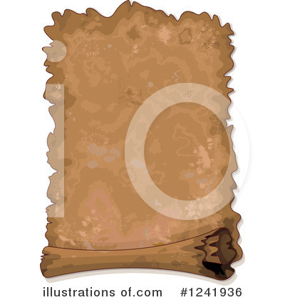Royalty-Free (RF) Scroll Clipart Illustration by Pushkin - Stock Sample #1241936