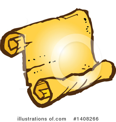 Royalty-Free (RF) Scroll Clipart Illustration by Johnny Sajem - Stock Sample #1408266