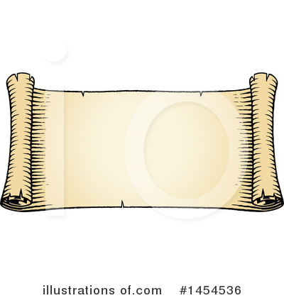 Royalty-Free (RF) Scroll Clipart Illustration by cidepix - Stock Sample #1454536