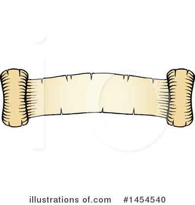 Royalty-Free (RF) Scroll Clipart Illustration by cidepix - Stock Sample #1454540