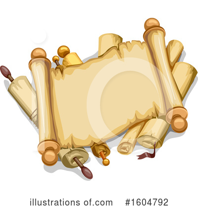 Royalty-Free (RF) Scroll Clipart Illustration by BNP Design Studio - Stock Sample #1604792