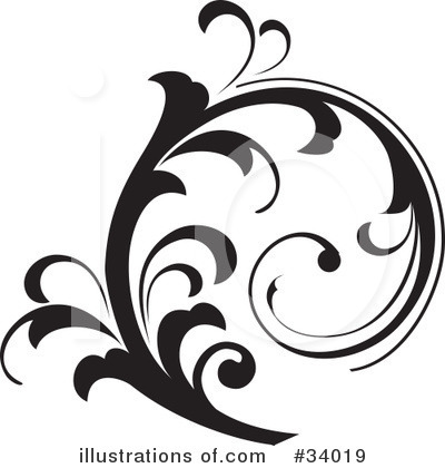 Royalty-Free (RF) Scroll Clipart Illustration by OnFocusMedia - Stock Sample #34019