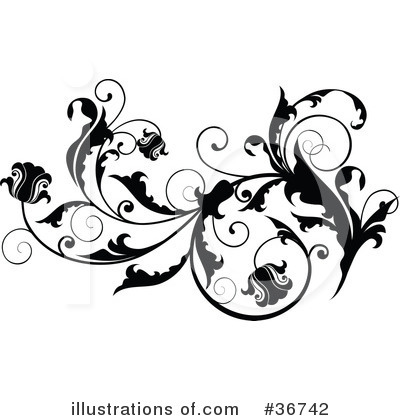 Royalty-Free (RF) Scroll Clipart Illustration by OnFocusMedia - Stock Sample #36742