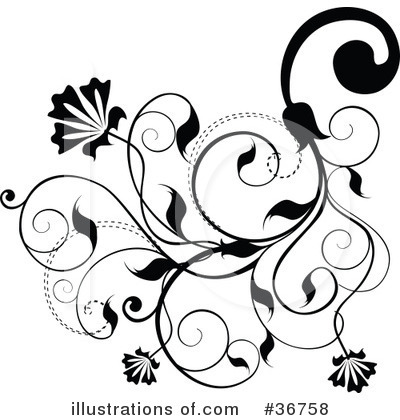 Royalty-Free (RF) Scroll Clipart Illustration by OnFocusMedia - Stock Sample #36758