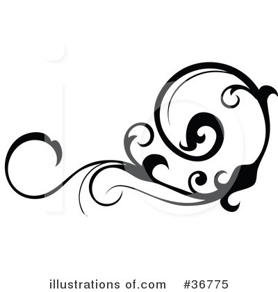 Royalty-Free (RF) Scroll Clipart Illustration by OnFocusMedia - Stock Sample #36775