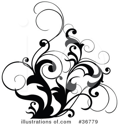 Royalty-Free (RF) Scroll Clipart Illustration by OnFocusMedia - Stock Sample #36779