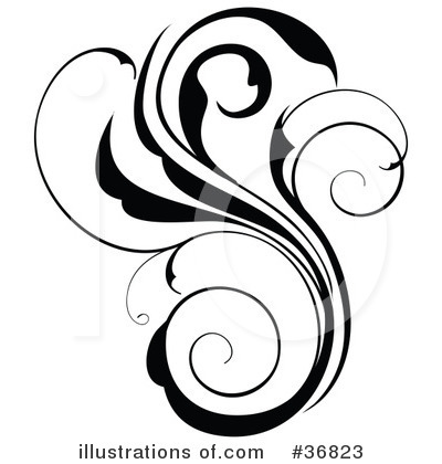 Royalty-Free (RF) Scroll Clipart Illustration by OnFocusMedia - Stock Sample #36823