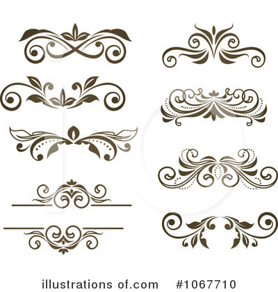 Royalty-Free (RF) Scrolls Clipart Illustration by Vector Tradition SM - Stock Sample #1067710