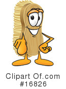 Scrub Brush Character Clipart #16826 by Mascot Junction