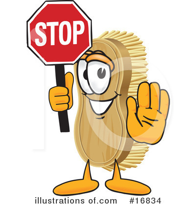Stop Sign Clipart #16834 by Mascot Junction