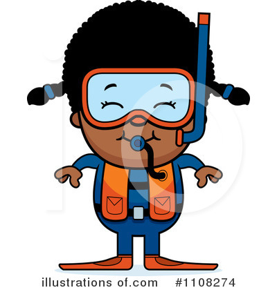Diver Clipart #1108274 by Cory Thoman
