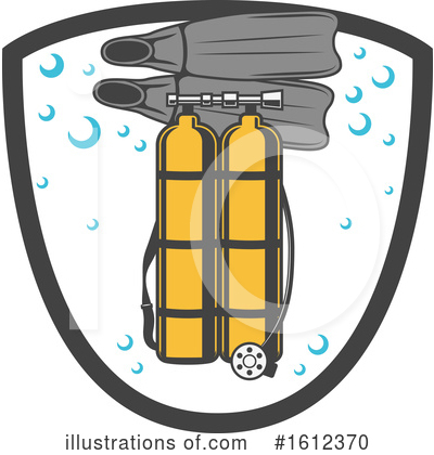 Royalty-Free (RF) Scuba Clipart Illustration by Vector Tradition SM - Stock Sample #1612370