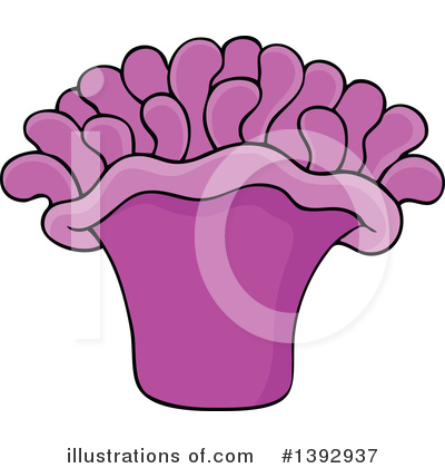 Sea Anemone Clipart #1392937 by visekart