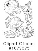 Sea Life Clipart #1079375 by visekart