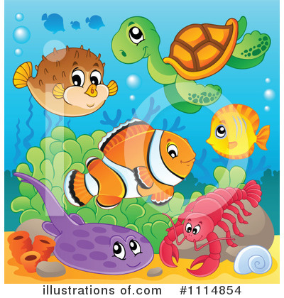 Puffer Fish Clipart #1114854 by visekart
