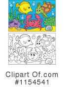Sea Life Clipart #1154541 by visekart