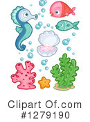 Sea Life Clipart #1279190 by BNP Design Studio