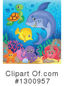 Sea Life Clipart #1300957 by visekart