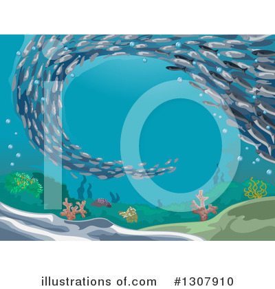 Royalty-Free (RF) Sea Life Clipart Illustration by BNP Design Studio - Stock Sample #1307910