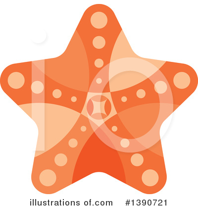 Starfish Clipart #1390721 by Vector Tradition SM