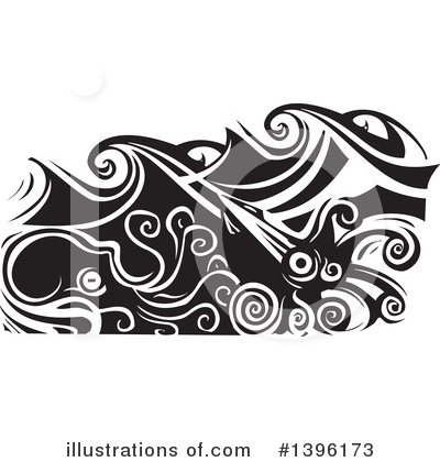 Royalty-Free (RF) Sea Life Clipart Illustration by xunantunich - Stock Sample #1396173