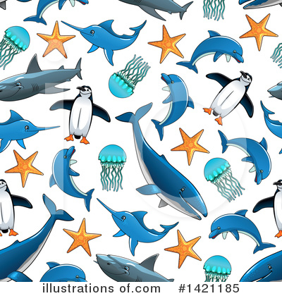 Royalty-Free (RF) Sea Life Clipart Illustration by Vector Tradition SM - Stock Sample #1421185