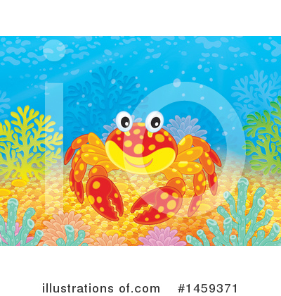 Royalty-Free (RF) Sea Life Clipart Illustration by Alex Bannykh - Stock Sample #1459371