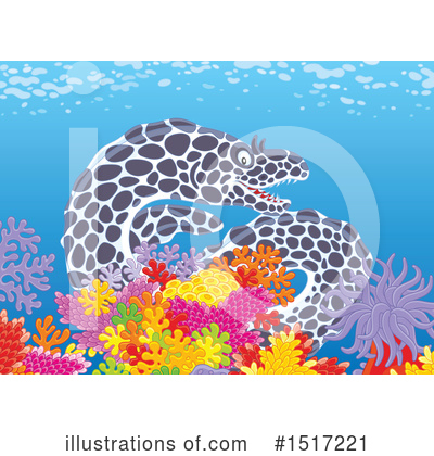 Eel Clipart #1517221 by Alex Bannykh