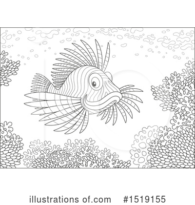 Lionfish Clipart #1519155 by Alex Bannykh