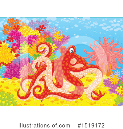 Octopus Clipart #1519172 by Alex Bannykh